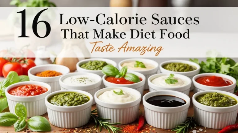 low calorie sauces