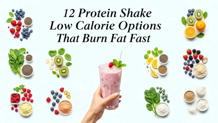 protein shake low calorie