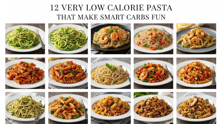 very low calorie pasta