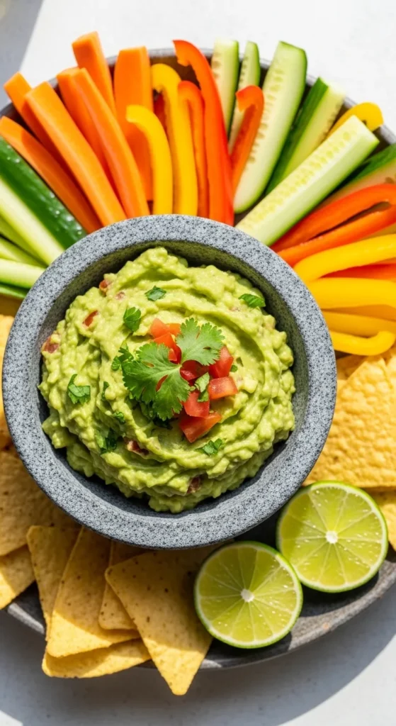 Fresh Guacamole and Chips That Bring Balance to the Table