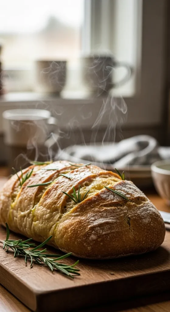 Garlic & Herb Crusty Bread