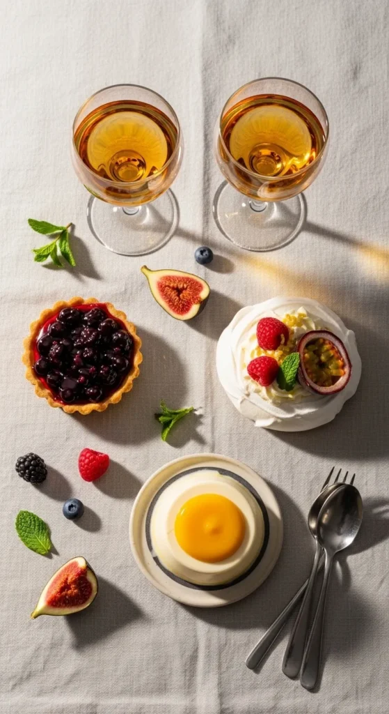Dessert Wine and Fruit Based Desserts