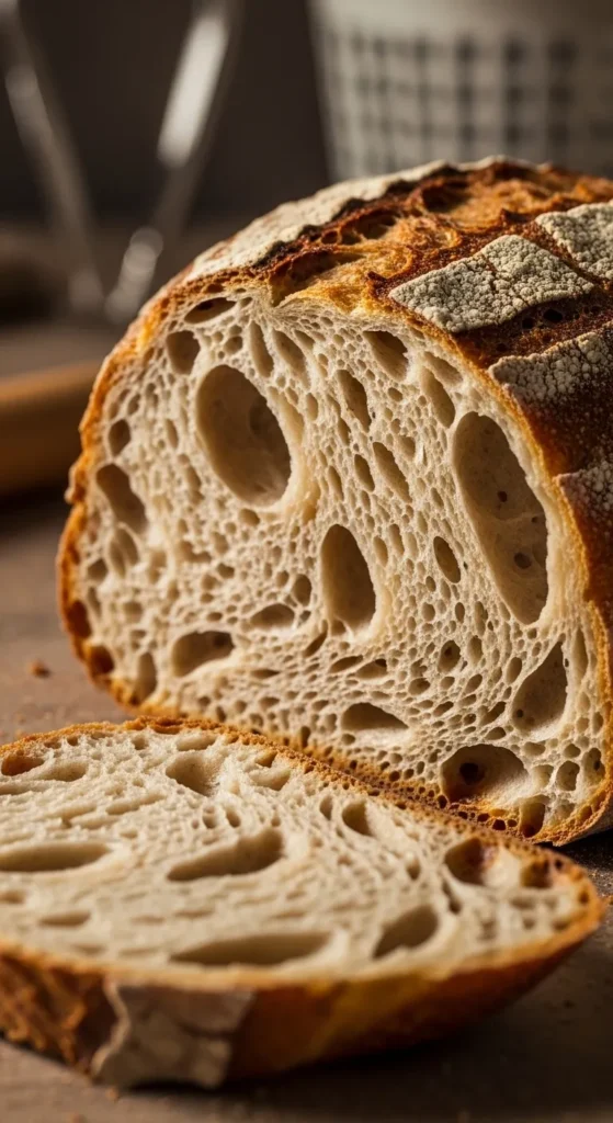 High Hydration Bakery Style Crusty Bread