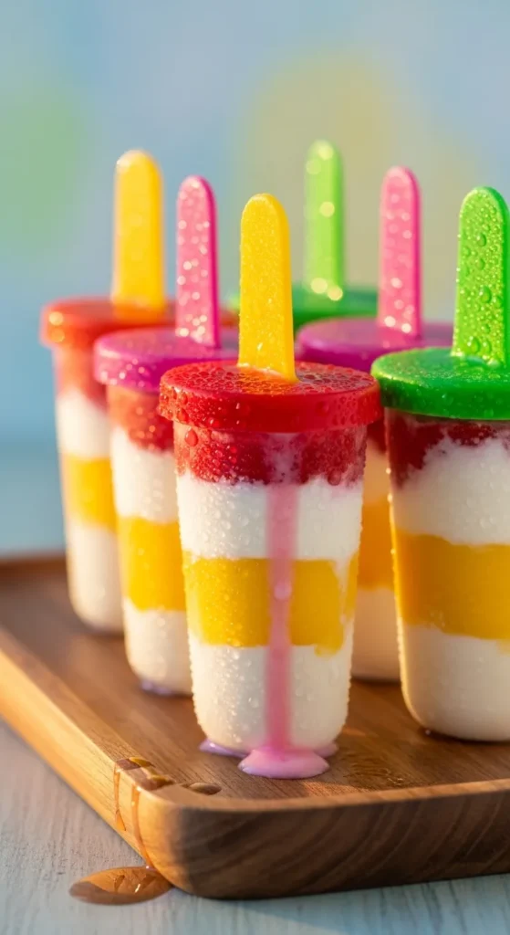 Fruit & Yogurt Popsicles