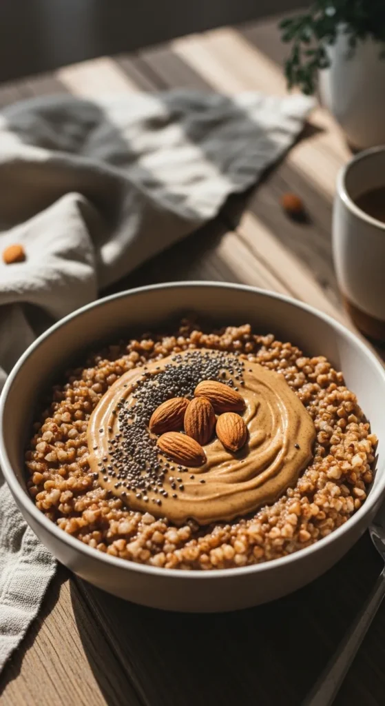 Buckwheat Porridge with Almond Butter