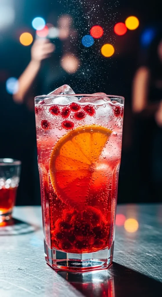 Pomegranate Orange Sparkler