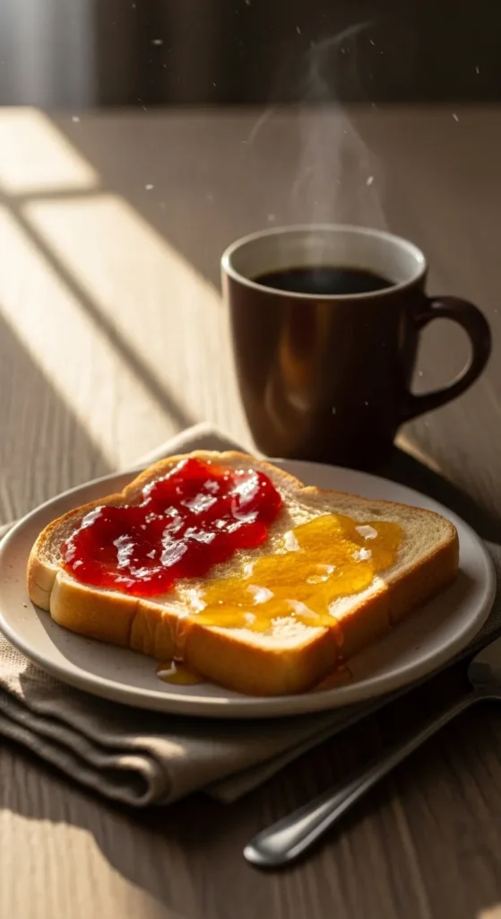 Toast with Jam or Honey