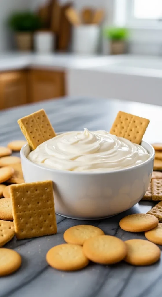Classic No Bake Cheesecake Dip