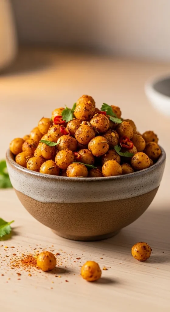 Spiced Roasted Chickpeas (Crunchy, Bold, and Seriously Addictive)