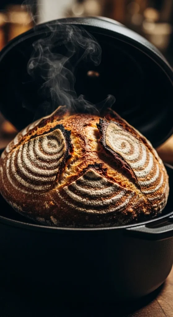 Dutch Oven Artisan Crusty Bread