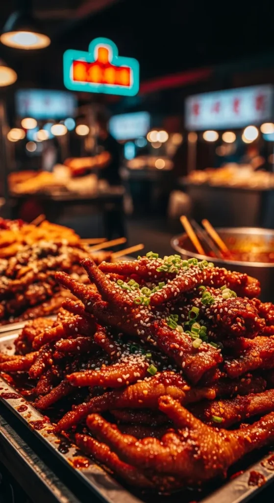 Spicy Chicken Feet Recipe (Street Food Energy)