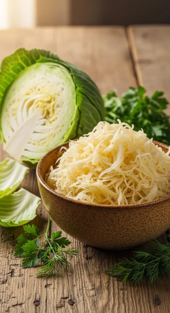 Sauerkraut Tiny Cabbage, Big Gut Energy