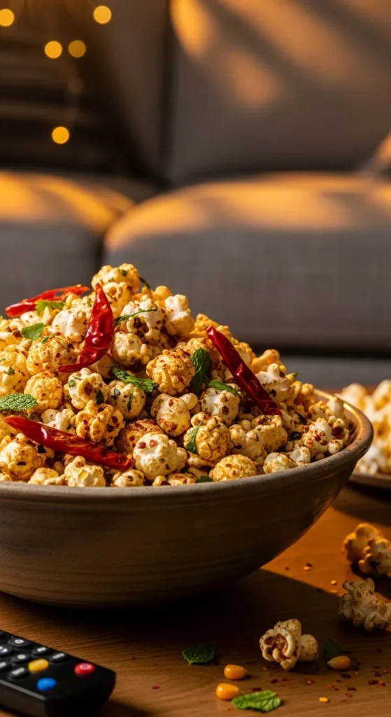 Masala Popcorn (Because Plain Popcorn Is a Missed Opportunity)