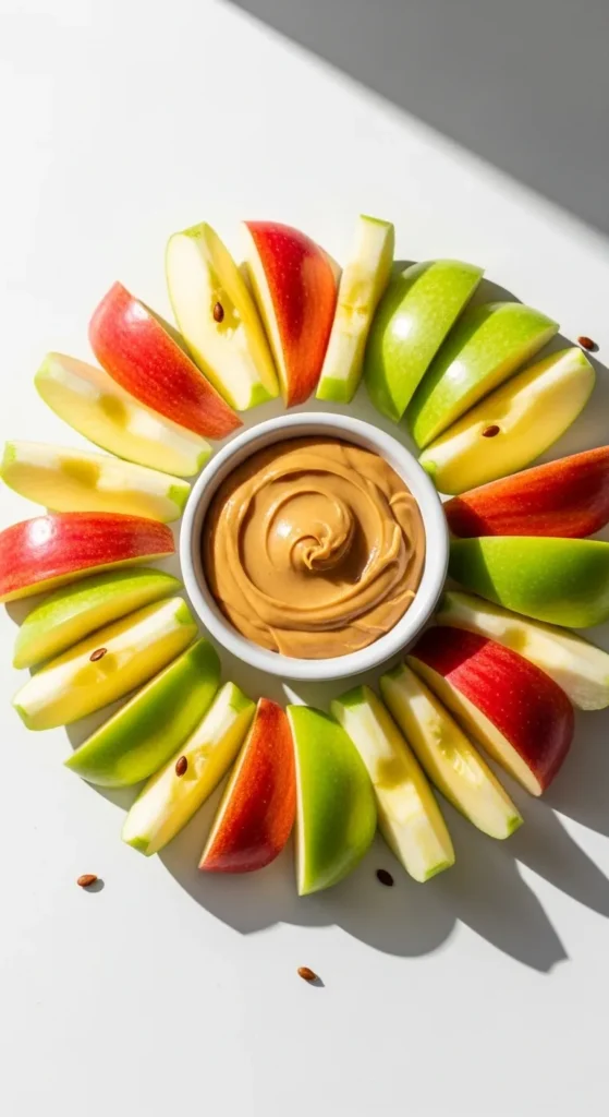 Apple Slices with Peanut Butter