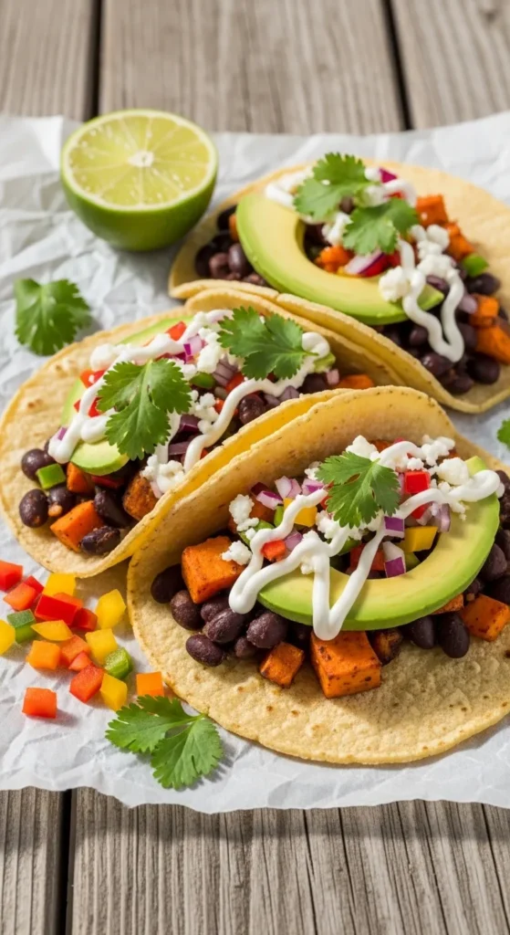 Sweet Potato & Black Bean Clean Tacos