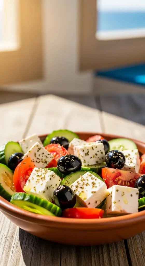 Greek Side Salad (Bold, Zesty, and Full of Personality)