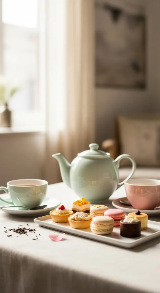 Tea and Light Pastries
