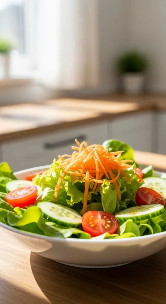 Fresh Garden Salad with Homemade Vinaigrette