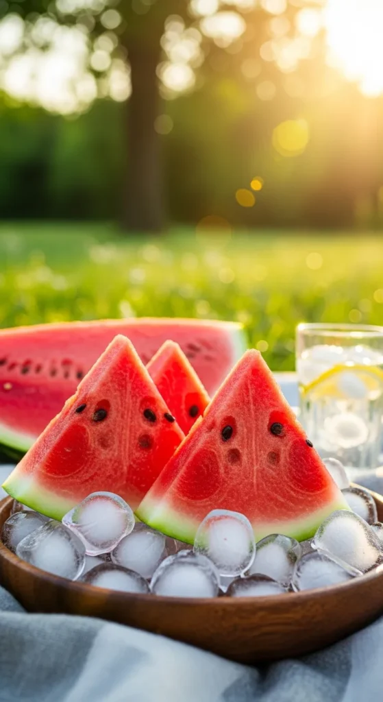 Watermelon Hydration Disguised as Dessert