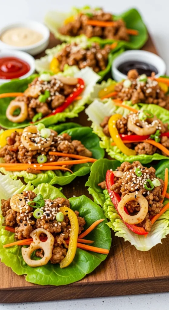 Turkey Mince Lettuce Wraps