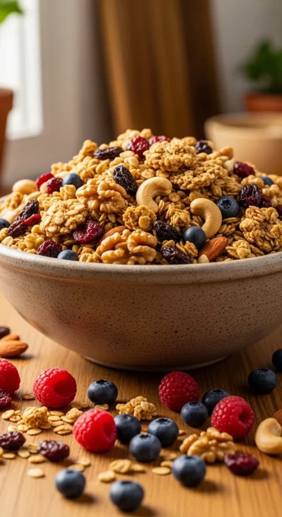 Fruit & Nut Crunch Homemade Granola