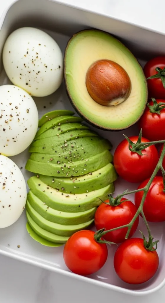 Egg and Avocado Protein Box