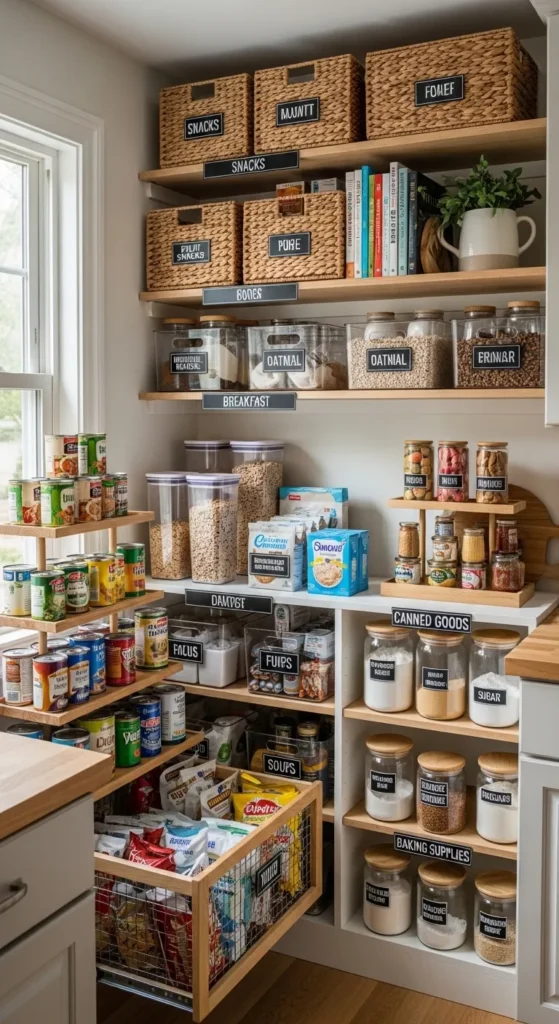 Create Pantry Zones (Stop the Snack Chaos)